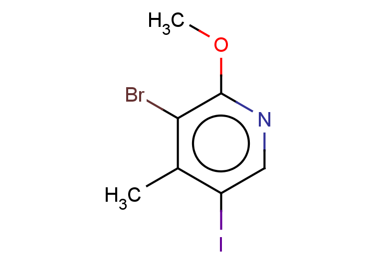 3-bromo-5-iodo-2-methoxy-4-methylpyridine