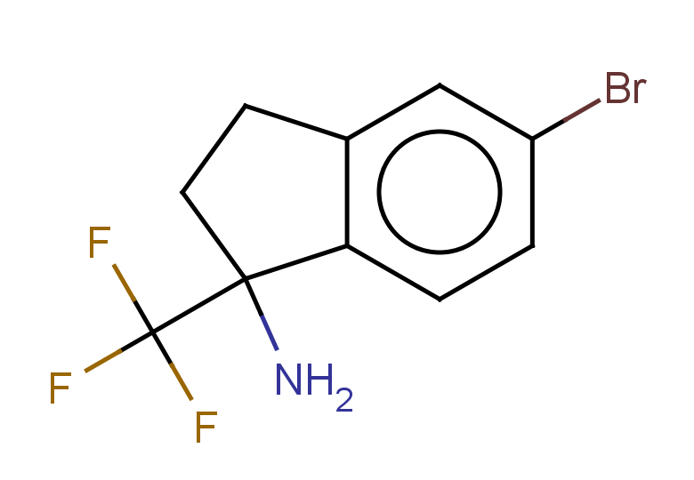 5-bromo-1-(trifluoromethyl)-2,3-dihydro-1H-inden-1-amine