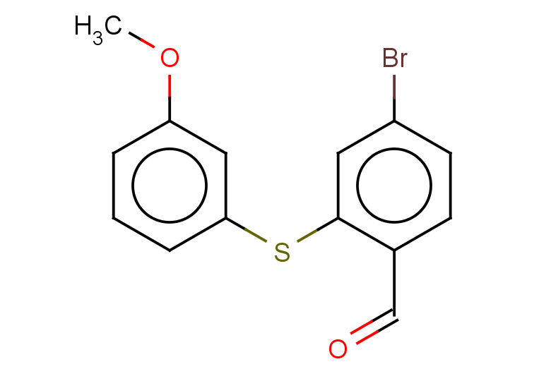 4-bromo-2-[(3-methoxyphenyl)sulfanyl]benzaldehyde
