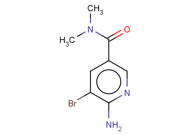 6-amino-5-bromo-N,N-dimethylpyridine-3-carboxamide