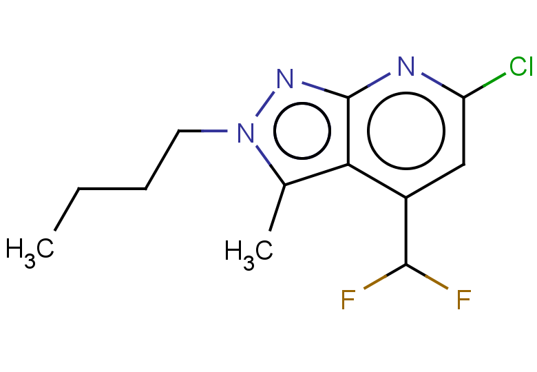 2-BUTYL-6-CHLORO-4-(DIFLUOROMETHYL)-3-METHYL-2H-PYRAZOLO[3,4-B]PYRIDINE