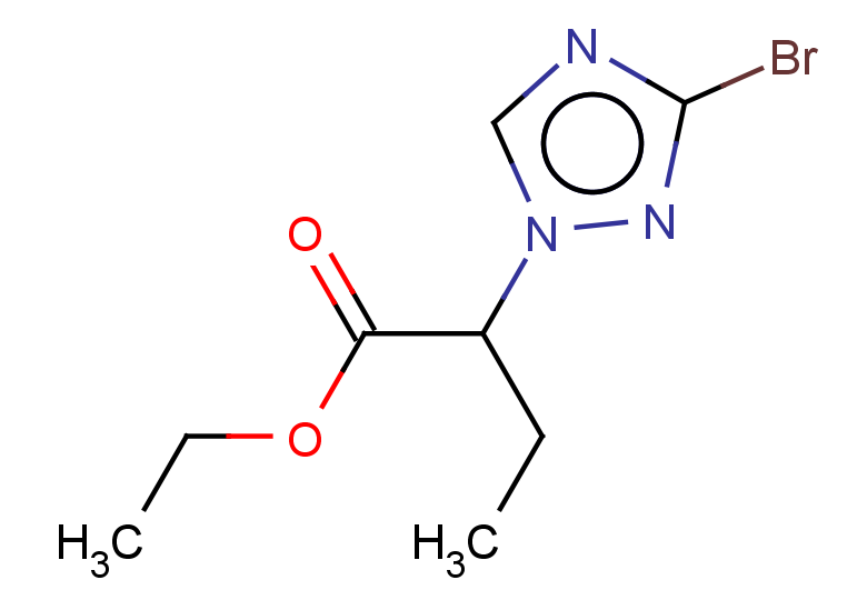 ethyl 2-(3-bromo-1H-1,2,4-triazol-1-yl)butanoate