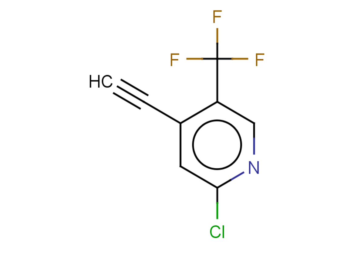 2-chloro-4-ethynyl-5-(trifluoromethyl)pyridine