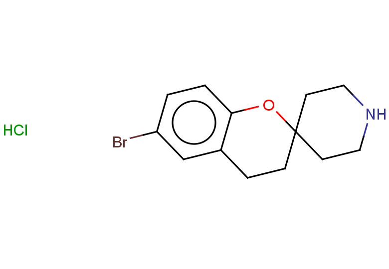 6-bromo-3,4-dihydrospiro[1-benzopyran-2,4'-piperidine] hydrochloride