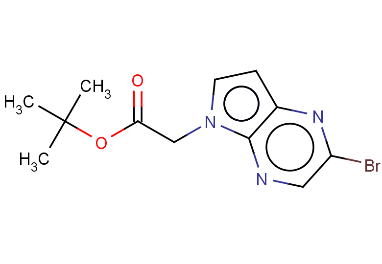 tert-butyl 2-{2-bromo-5H-pyrrolo[2,3-b]pyrazin-5-yl}acetate