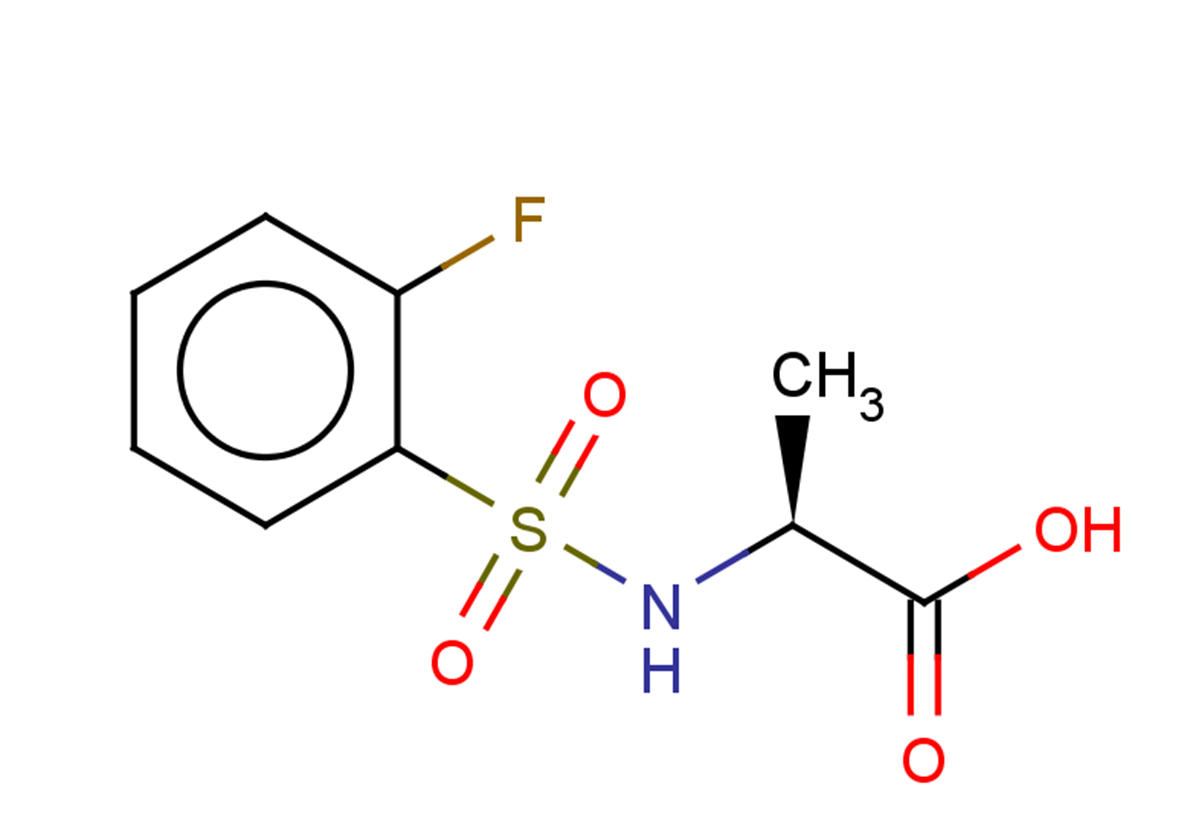 (2S)-2-(2-fluorobenzenesulfonamido)propanoic acid