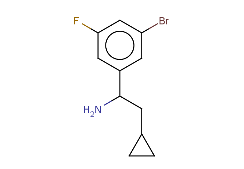 1-(3-bromo-5-fluorophenyl)-2-cyclopropylethan-1-amine
