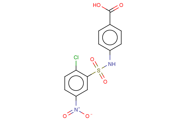 4-(2-chloro-5-nitrobenzenesulfonamido)benzoic acid