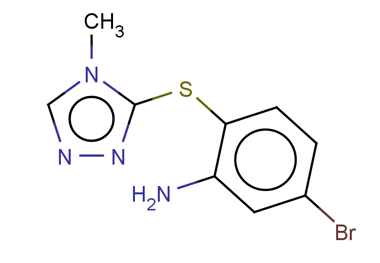 5-bromo-2-[(4-methyl-4H-1,2,4-triazol-3-yl)sulfanyl]aniline
