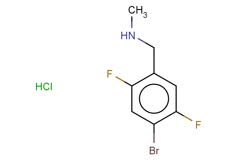[(4-bromo-2,5-difluorophenyl)methyl](methyl)amine hydrochloride