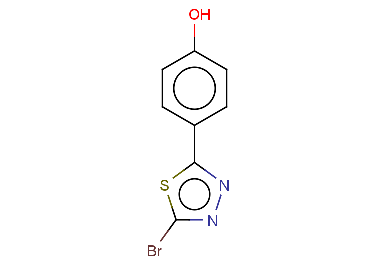 4-(5-bromo-1,3,4-thiadiazol-2-yl)phenol