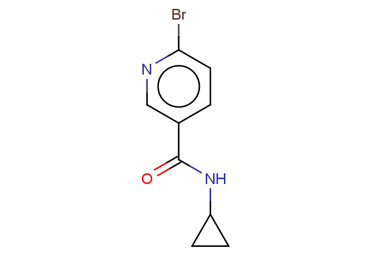 6-bromo-N-cyclopropyl-3-pyridinecarboxamide