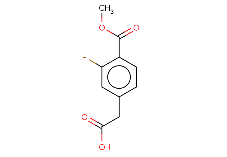 2-[3-fluoro-4-(methoxycarbonyl)phenyl]acetic acid