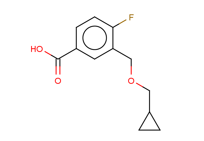 3-[(cyclopropylmethoxy)methyl]-4-fluorobenzoic acid