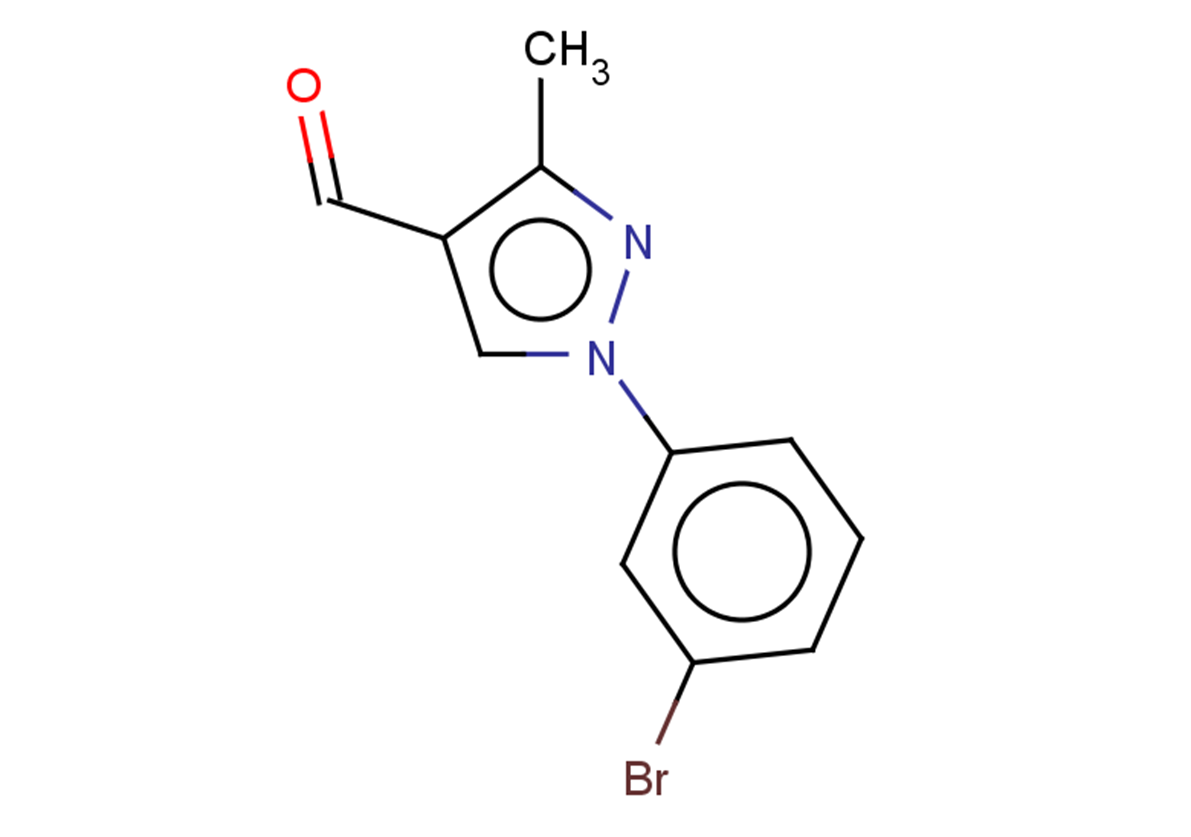 1-(3-bromophenyl)-3-methyl-1H-pyrazole-4-carbaldehyde