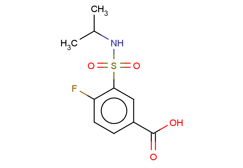 4-fluoro-3-[(propan-2-yl)sulfamoyl]benzoic acid