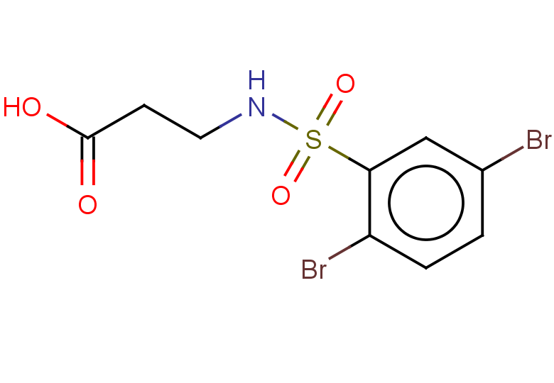 3-(2,5-dibromobenzenesulfonamido)propanoic acid
