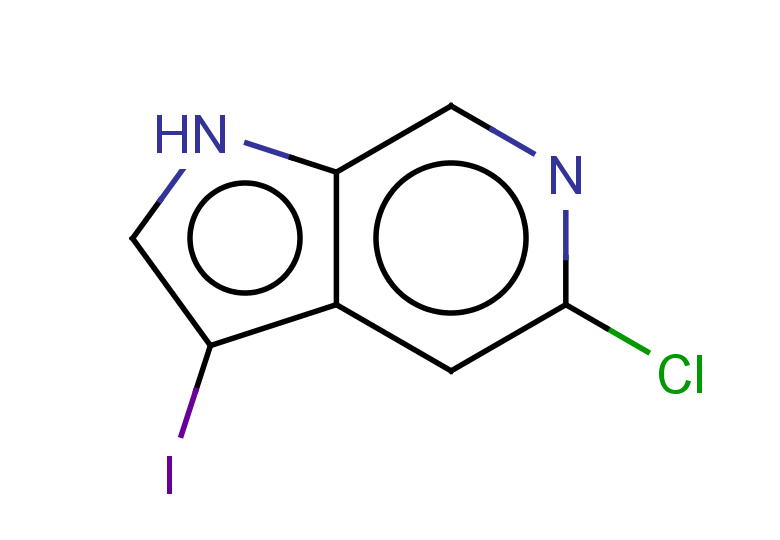 5-chloro-3-iodo-1H-pyrrolo[2,3-c]pyridine