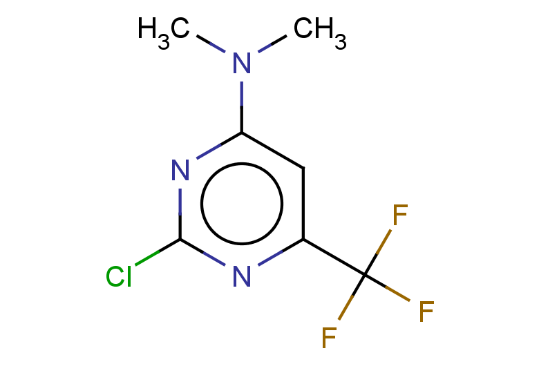 2-chloro-N,N-dimethyl-6-(trifluoromethyl)pyrimidin-4-amine