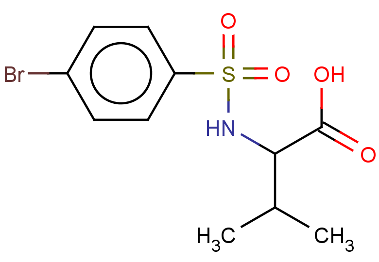 2-(4-bromobenzenesulfonamido)-3-methylbutanoic acid