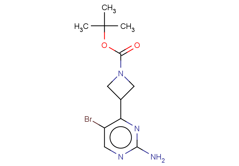 tert-butyl 3-(2-amino-5-bromopyrimidin-4-yl)azetidine-1-carboxylate