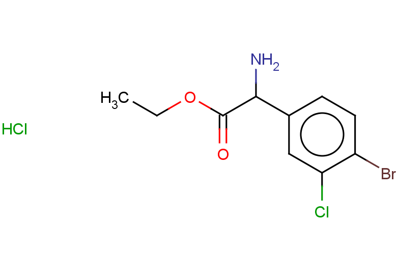 ethyl 2-amino-2-(4-bromo-3-chlorophenyl)acetate hydrochloride