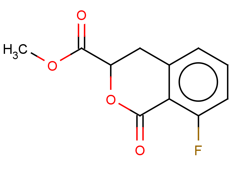 methyl 8-fluoro-1-oxo-3,4-dihydro-1H-2-benzopyran-3-carboxylate