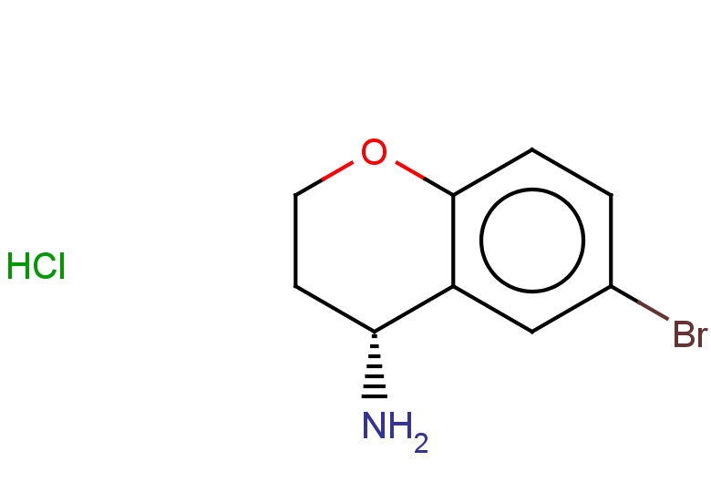(4R)-6-bromo-3,4-dihydro-2H-1-benzopyran-4-amine hydrochloride