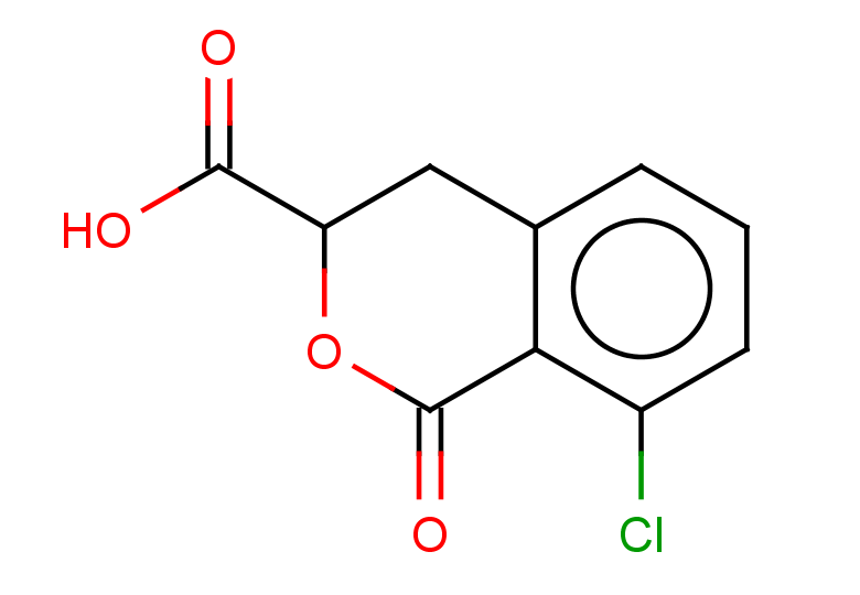 8-chloro-1-oxo-3,4-dihydro-1H-2-benzopyran-3-carboxylic acid