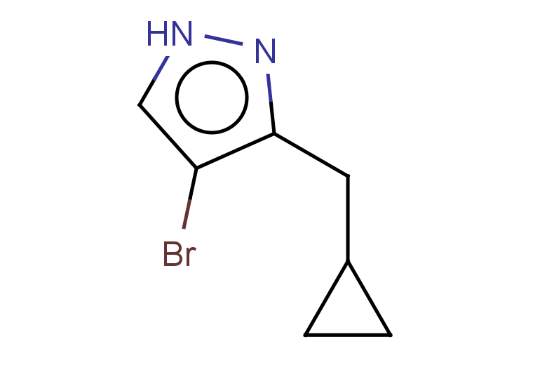 4-bromo-3-(cyclopropylmethyl)-1H-pyrazole