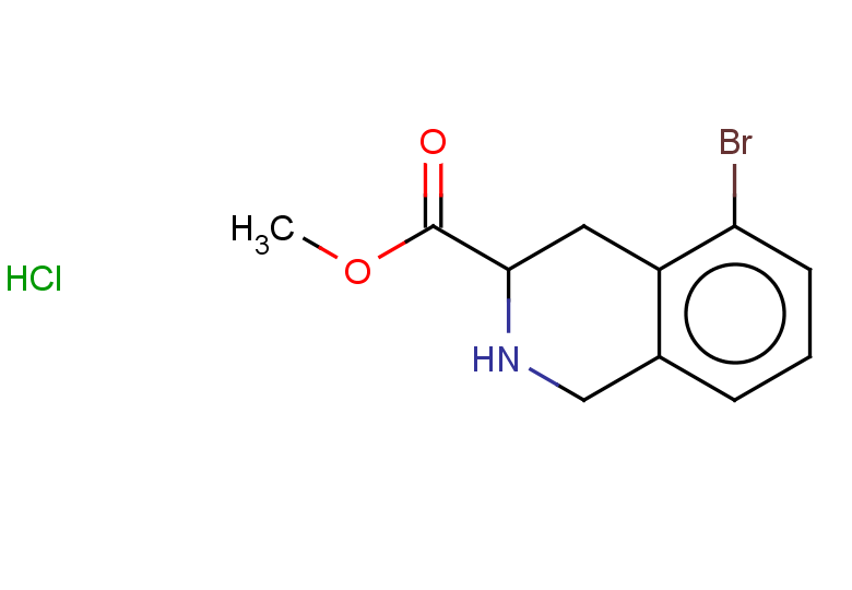 methyl 5-bromo-1,2,3,4-tetrahydroisoquinoline-3-carboxylate hydrochloride