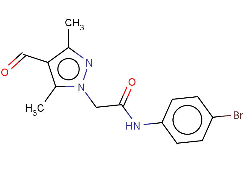 N-(4-bromophenyl)-2-(4-formyl-3,5-dimethyl-1H-pyrazol-1-yl)acetamide