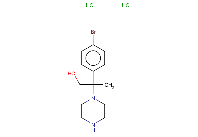 2-(4-bromophenyl)-2-(piperazin-1-yl)propan-1-ol dihydrochloride