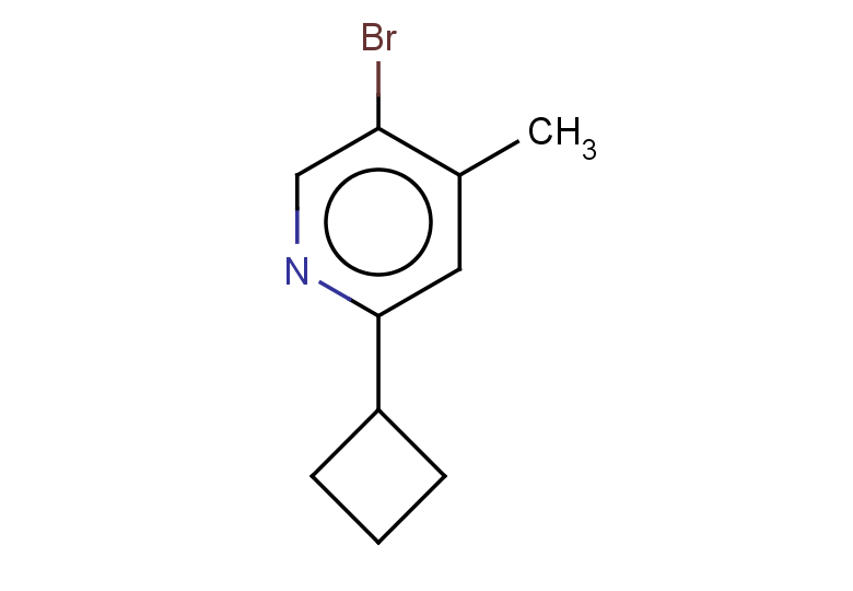 5-bromo-2-cyclobutyl-4-methylpyridine