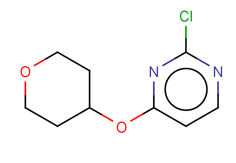 2-CHLORO-4-(TETRAHYDRO-2H-PYRAN-4-YLOXY)PYRIMIDINE