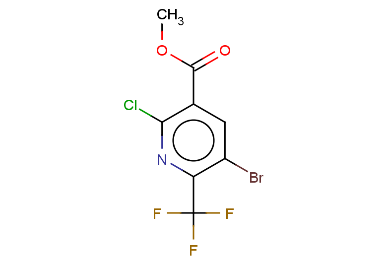 methyl 5-bromo-2-chloro-6-(trifluoromethyl)pyridine-3-carboxylate