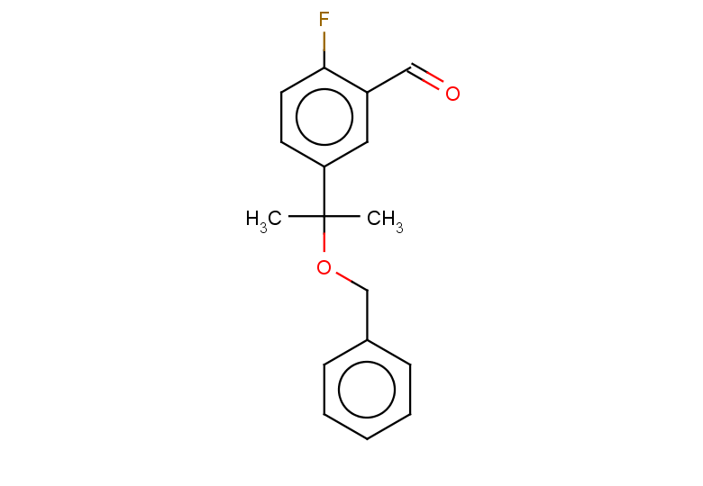 5-[2-(benzyloxy)propan-2-yl]-2-fluorobenzaldehyde