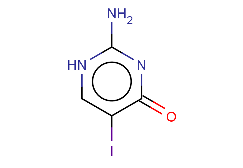 2-amino-5-iodo-1,4-dihydropyrimidin-4-one