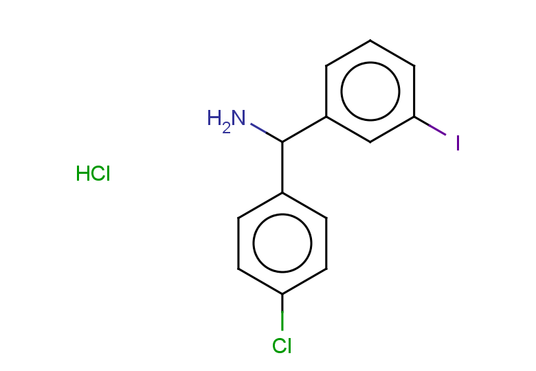(4-chlorophenyl)(3-iodophenyl)methanamine hydrochloride