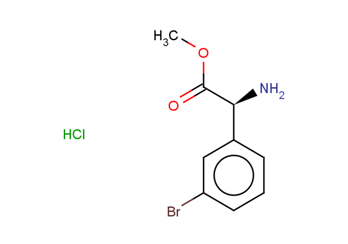 methyl (2S)-2-amino-2-(3-bromophenyl)acetate hydrochloride