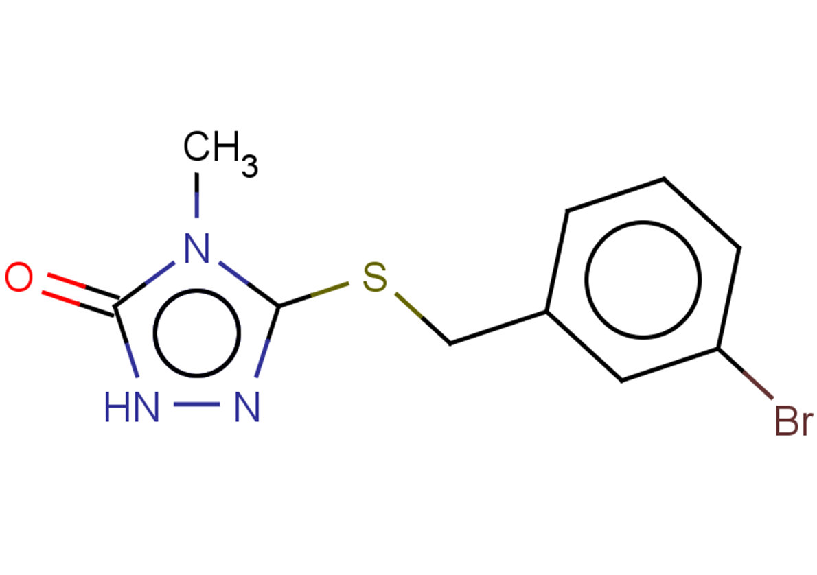 3-{[(3-bromophenyl)methyl]sulfanyl}-4-methyl-4,5-dihydro-1H-1,2,4-triazol-5-one