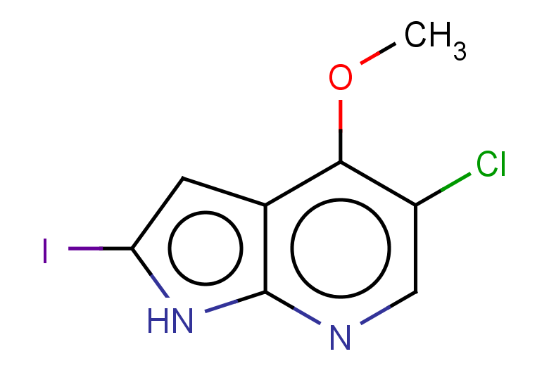 5-chloro-2-iodo-4-methoxy-1H-pyrrolo[2,3-b]pyridine