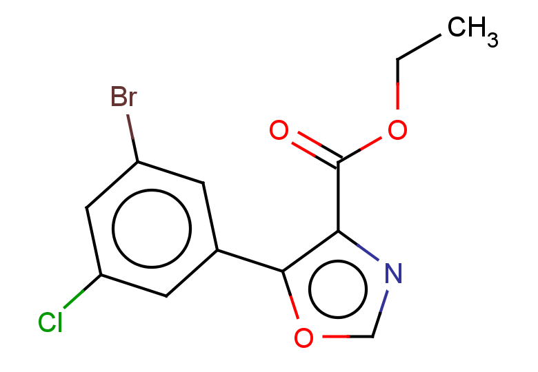 ethyl 5-(3-bromo-5-chlorophenyl)-1,3-oxazole-4-carboxylate