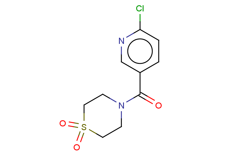 4-(6-chloropyridine-3-carbonyl)-1lambda6-thiomorpholine-1,1-dione