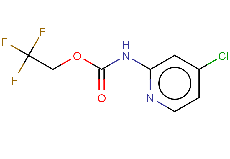 2,2,2-trifluoroethyl N-(4-chloropyridin-2-yl)carbamate