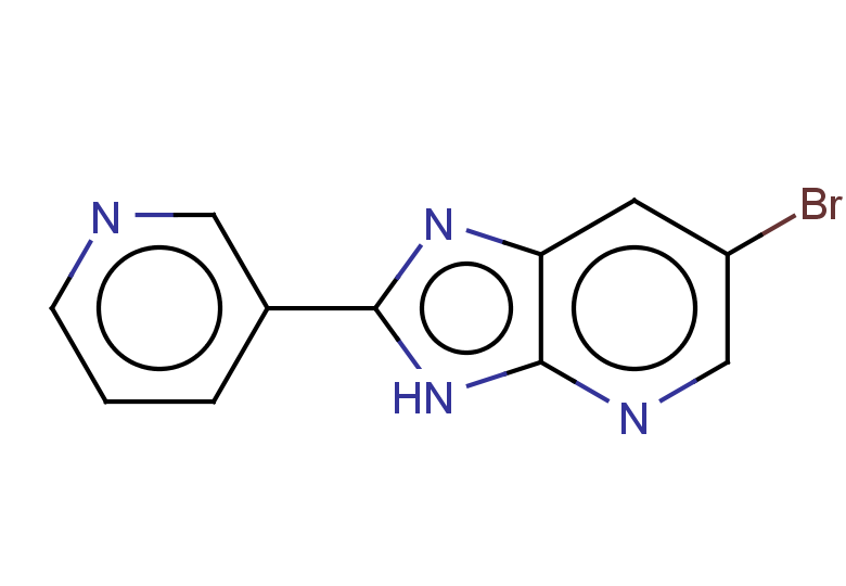 3-{6-bromo-3H-imidazo[4,5-b]pyridin-2-yl}pyridine