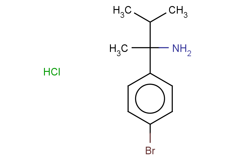 2-(4-bromophenyl)-3-methylbutan-2-amine hydrochloride