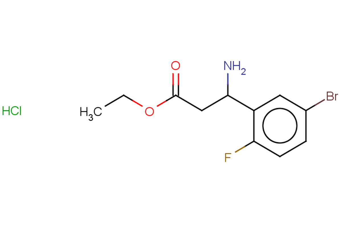 ethyl 3-amino-3-(5-bromo-2-fluorophenyl)propanoate hydrochloride