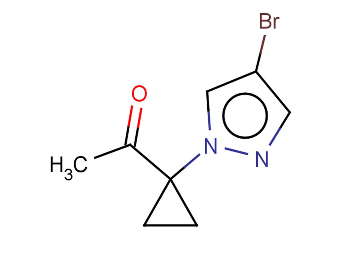 1-[1-(4-bromo-1H-pyrazol-1-yl)cyclopropyl]ethan-1-one