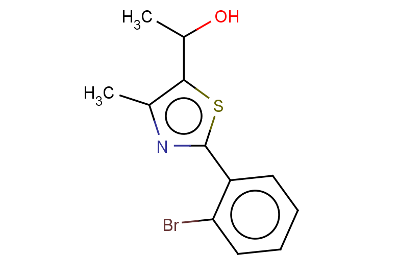 1-[2-(2-bromophenyl)-4-methyl-1,3-thiazol-5-yl]ethan-1-ol